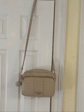 Pom Pom Crossbody Bag